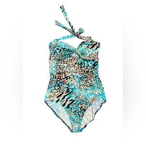 Animal Print One-Piece Swimsuit